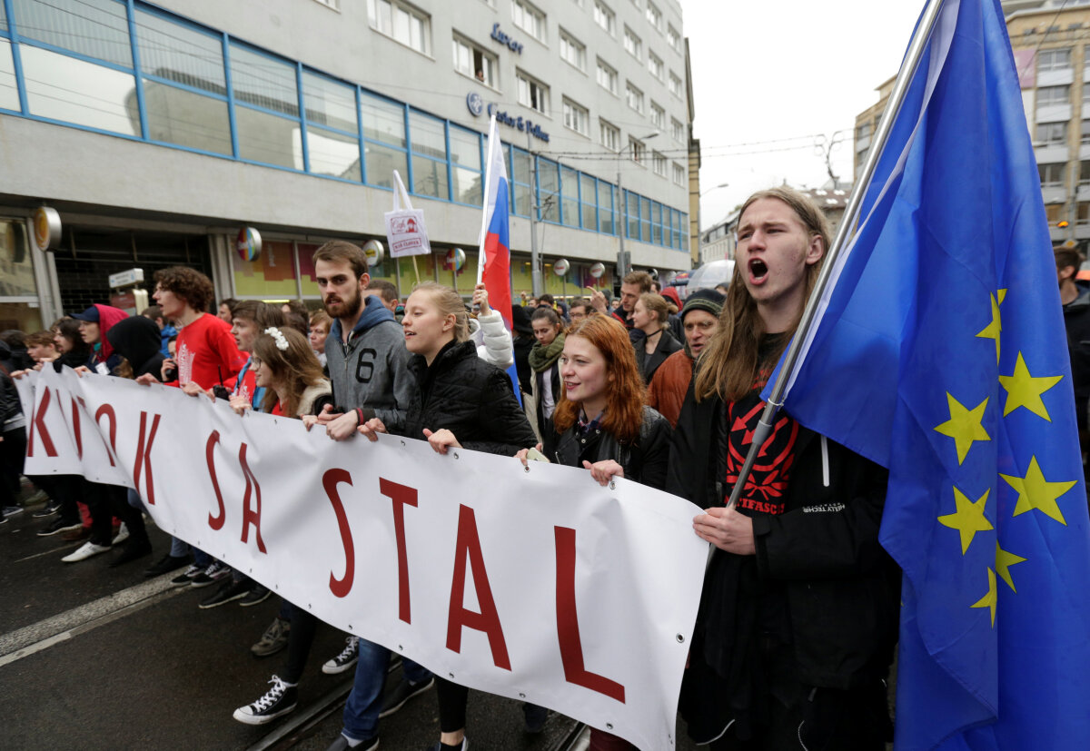 protikorupčný pochod, demonštrácia, protest,