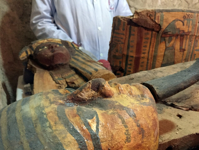 Egypt, Luxor, hrobka, sarkofág