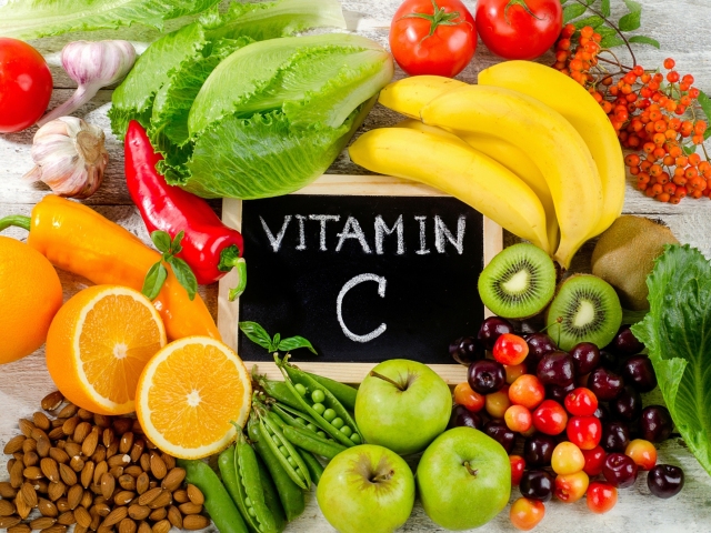 ovocie, zelenina, vitamín, vitamín C