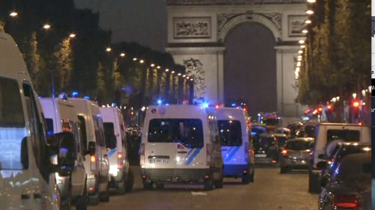 streľba na Champs-Élysées, polícia,