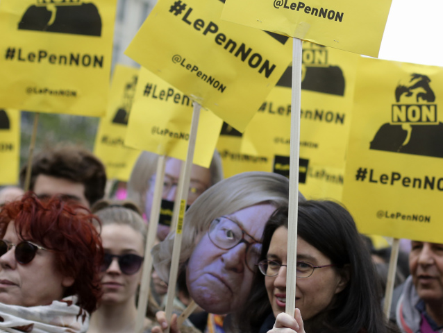 francúzsko, le pen, protest