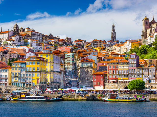 Porto, Portugalsko, mesto, prístav, more