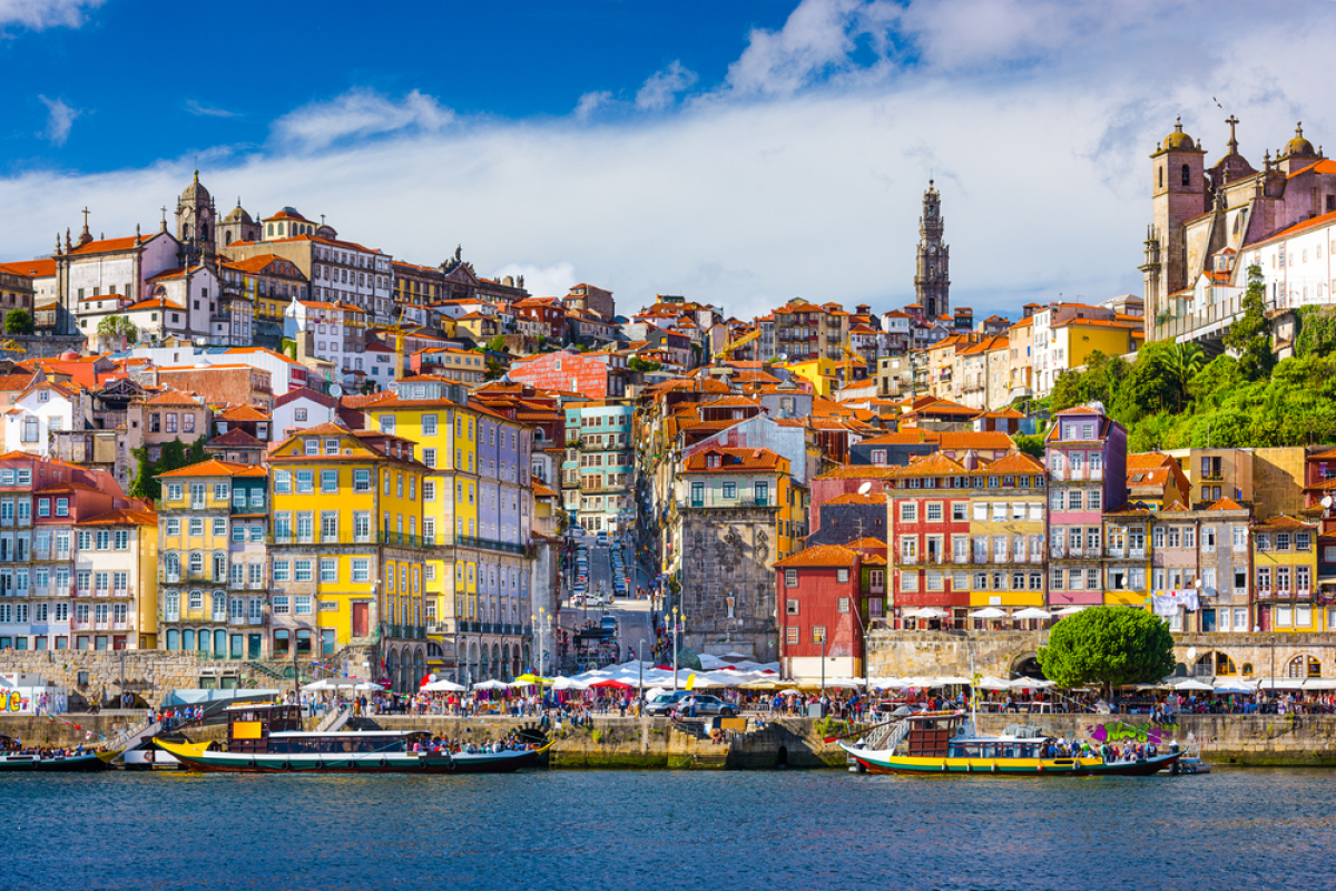 Porto, Portugalsko, mesto, prístav, more