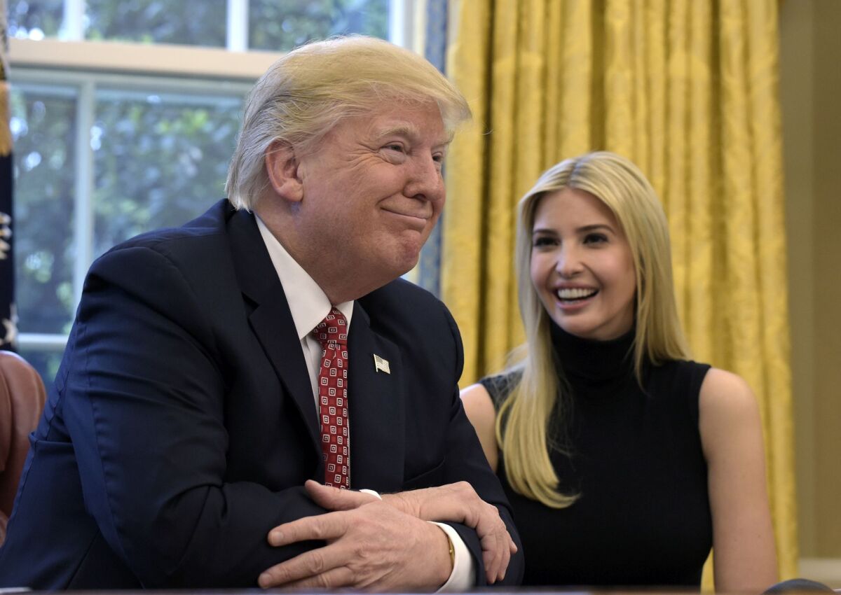 donald trump, ivanka trumpová,