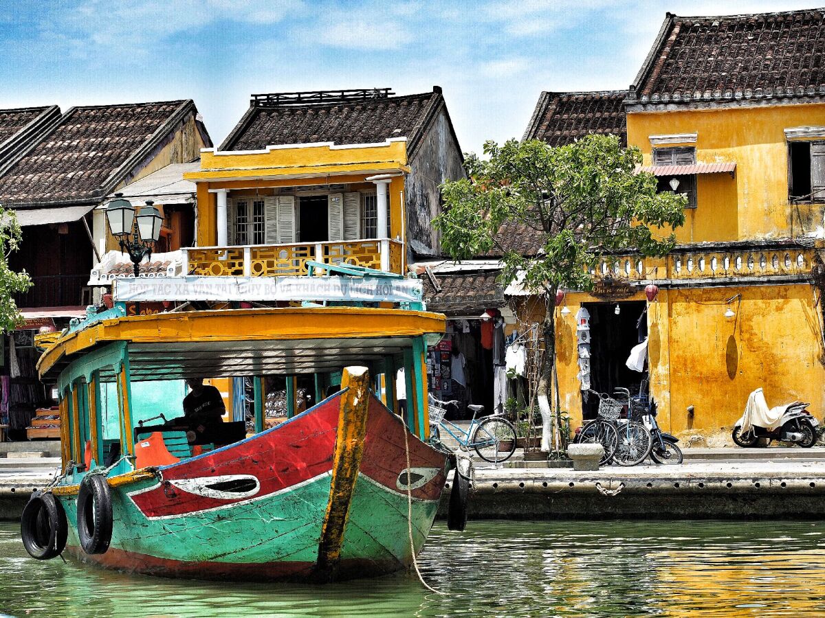 Vietnam, loď,