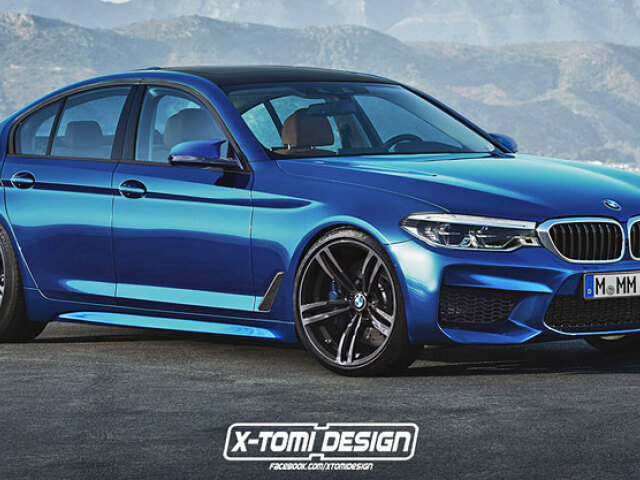 BMW M5 - 2017 ilustrácia