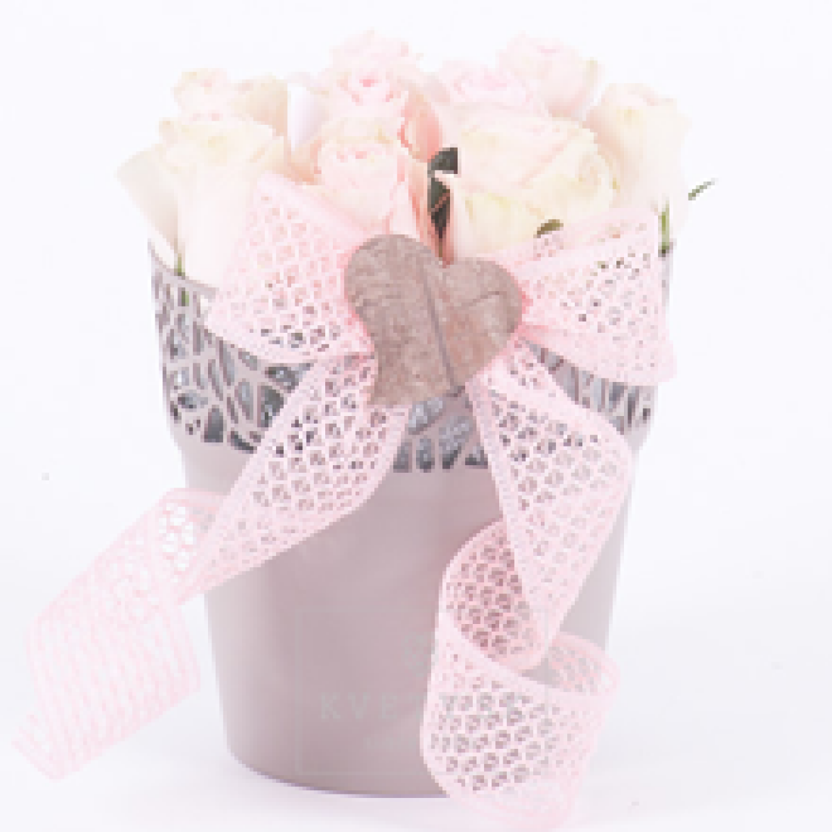 Flower pot rose powder v hodnote