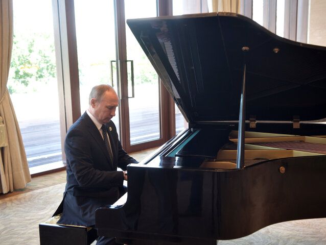 putin, klavir, piano