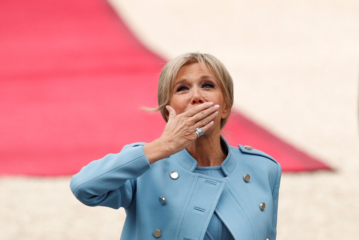 macron, emmanuel macron, inaugurácia, elyzejsky palac, Brigitte Trogneux