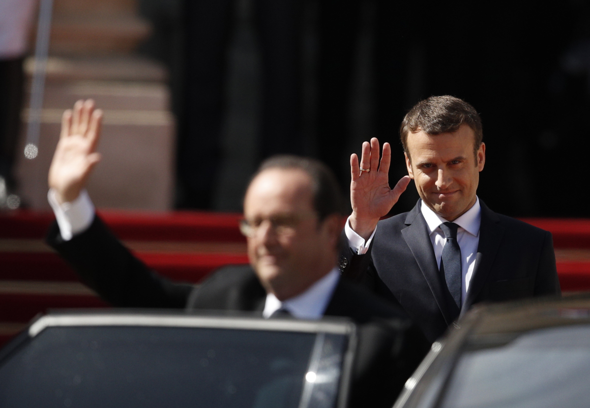 macron, emmanuel macron, inaugurácia, elyzejsky palac