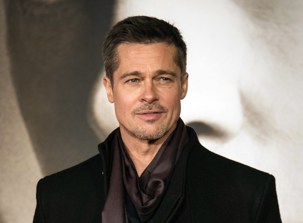 Herec Brad Pitt na archívnom zábere.