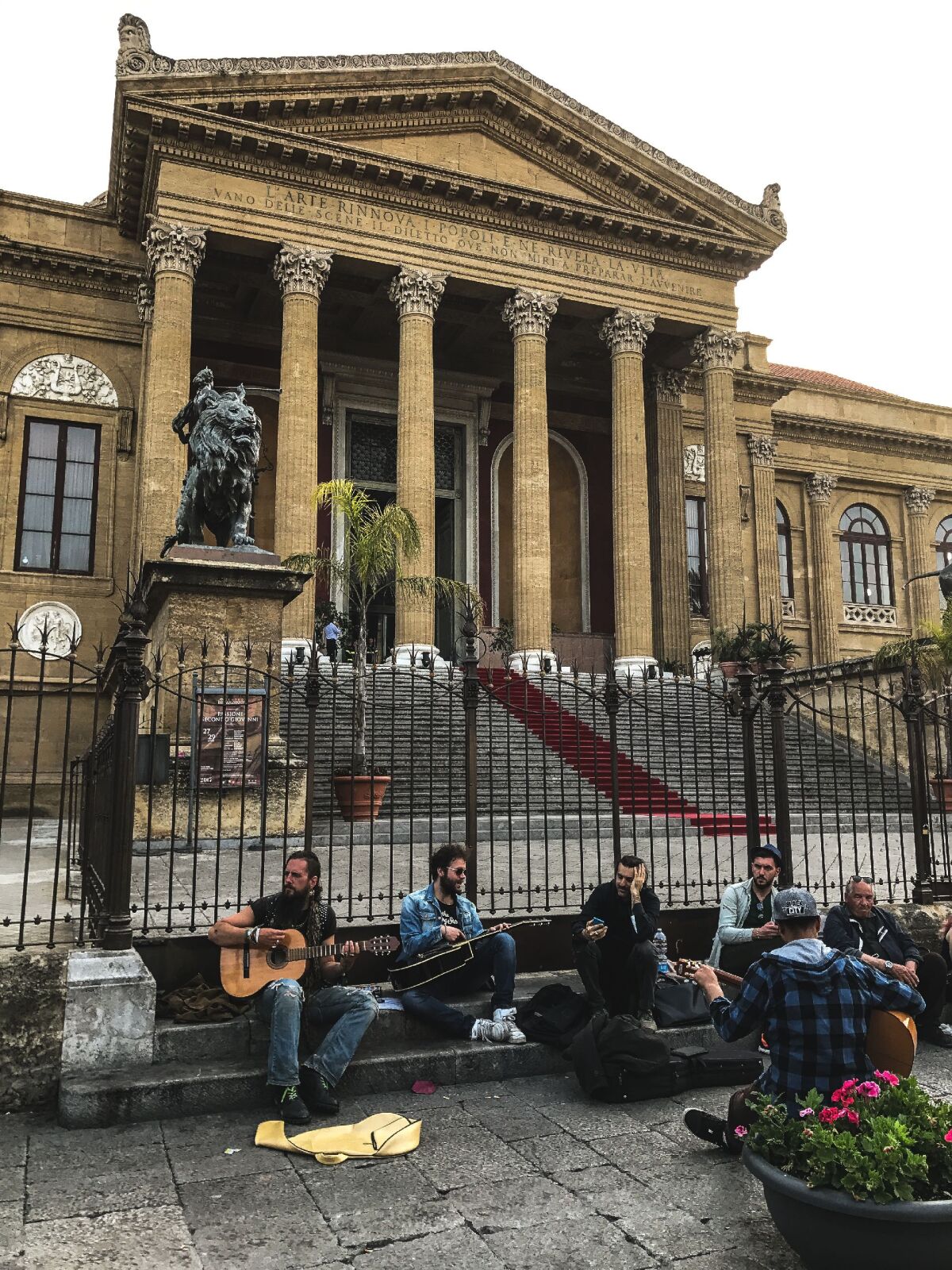 Palermo Teatro Massimo, Sicília, Taliansko,