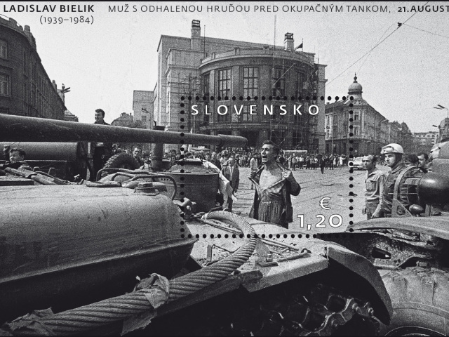 poštová známka, fotografia, ladislav bielik
