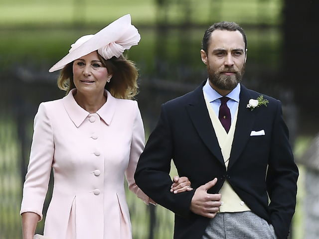 Carole Middleton a jej syn James