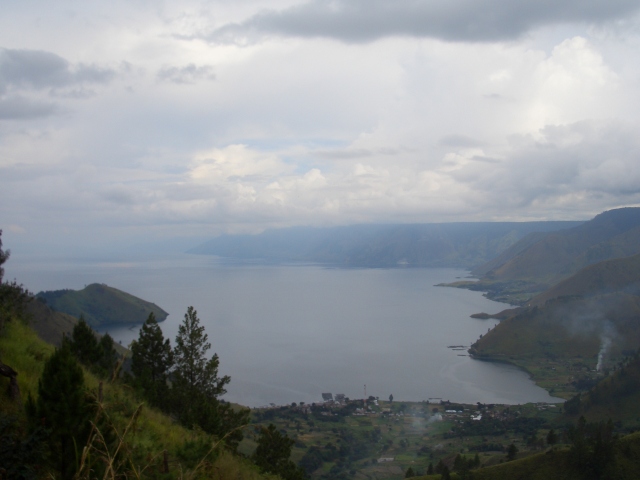 sopka, jazero, Toba