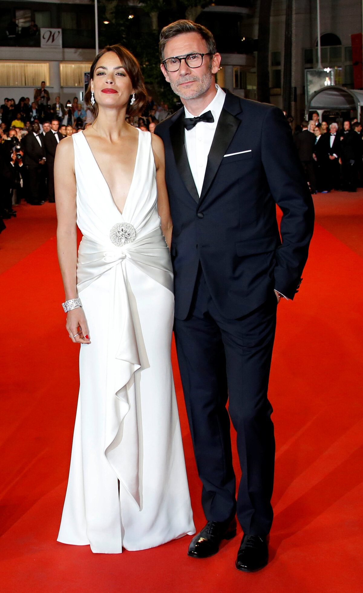 Režisér Michel Hazanavicius a jeho manželka Berenice Bejo.