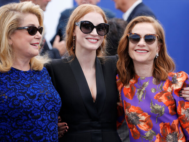 Catherine Deneuve, Jessica Chastain a Isabelle Huppert 