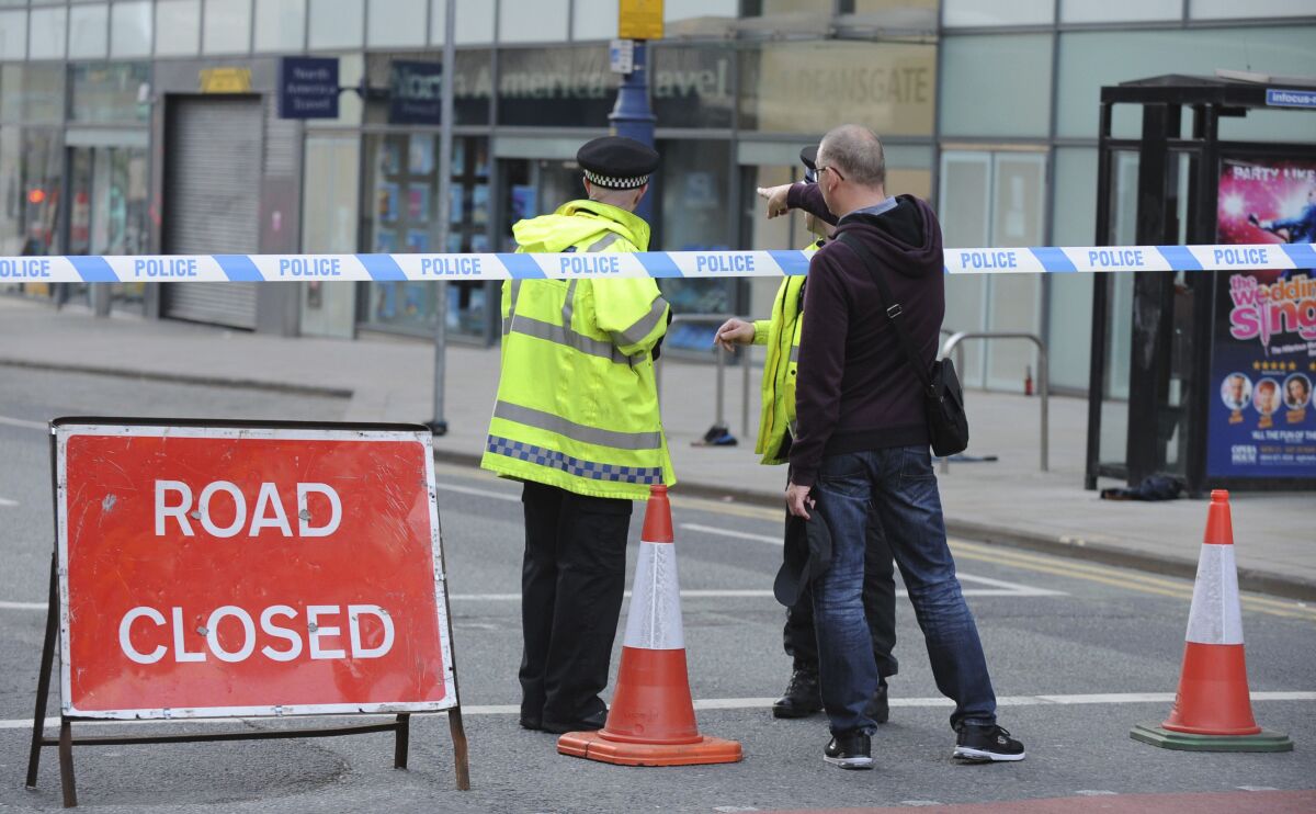 utok, manchester, policia, teroristicky cin, velka britania