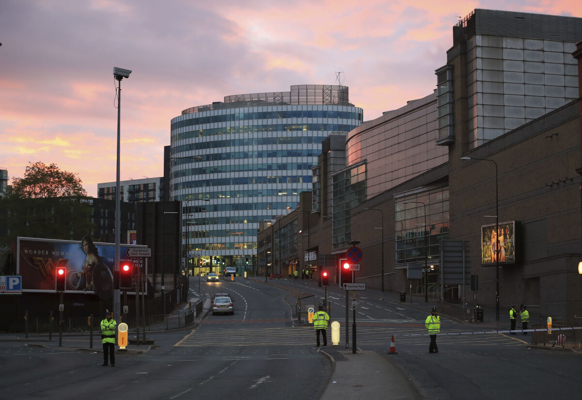 utok, manchester, policia, teroristicky cin, velka britania