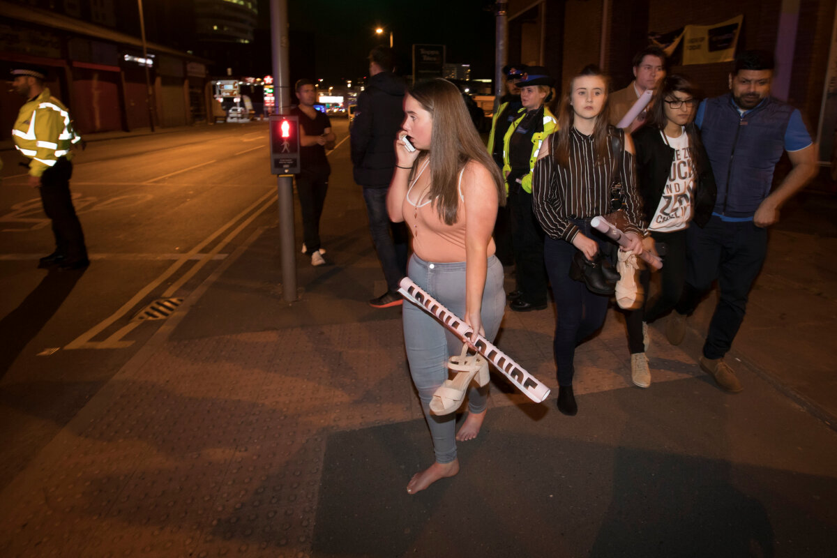 utok, manchester, policia, teroristicky cin, velka britania