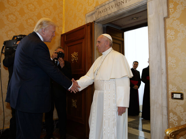 Pápež František, Donald Trump