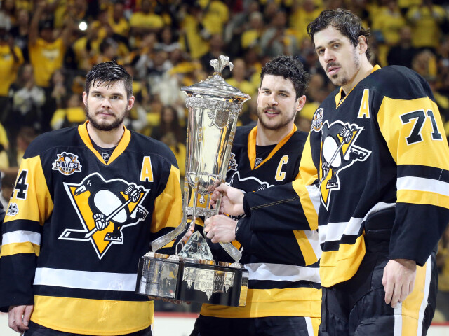 Chris Kunitz, Sidney Crosby, Jevgenij Malkin