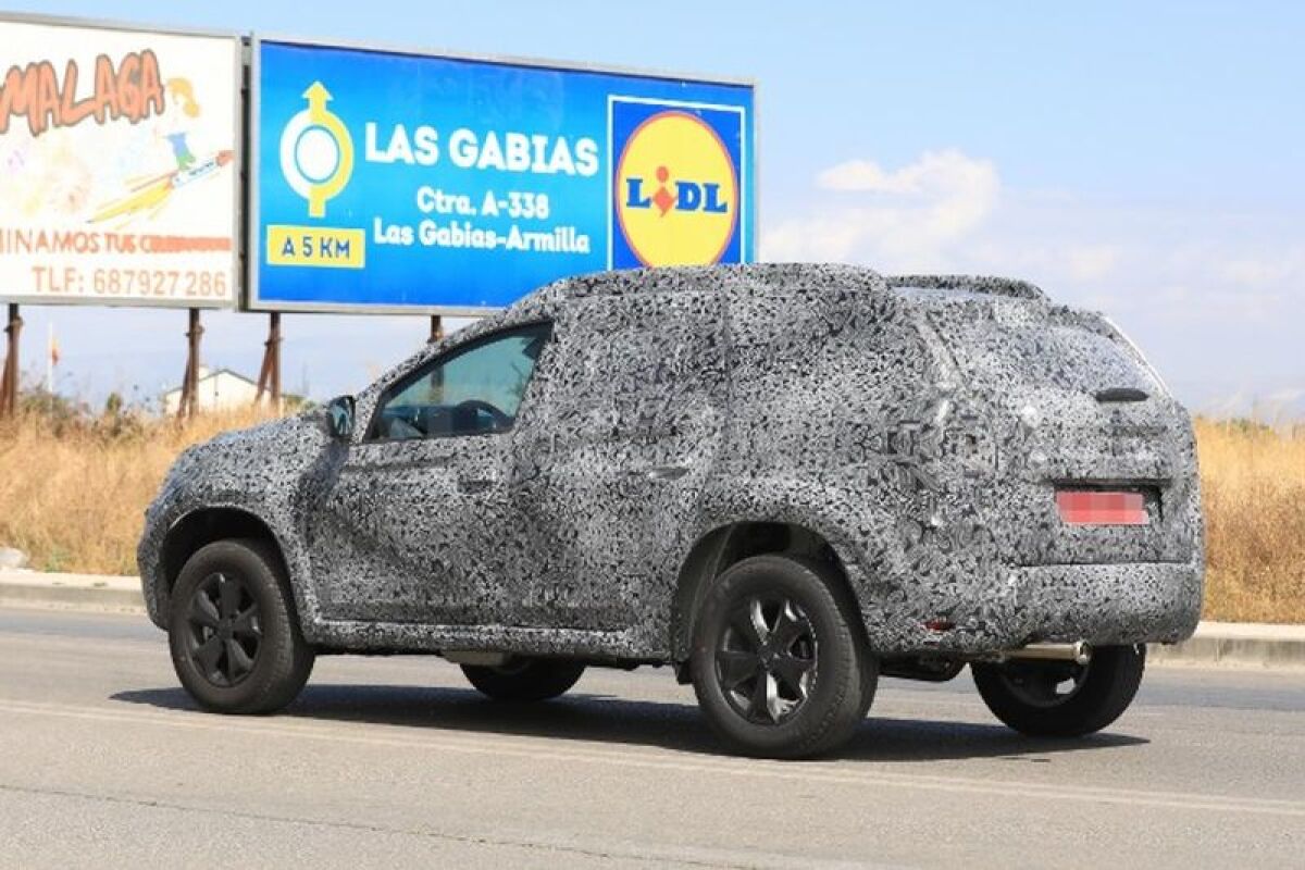 Dacia Duster - 2018 predprodukčný prototyp