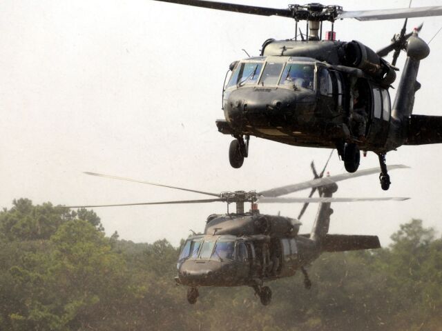 black hawk, vrtuľník
