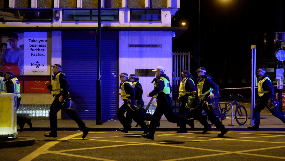 londyn, velka britania, utok, terorizmus, london bridge, policia
