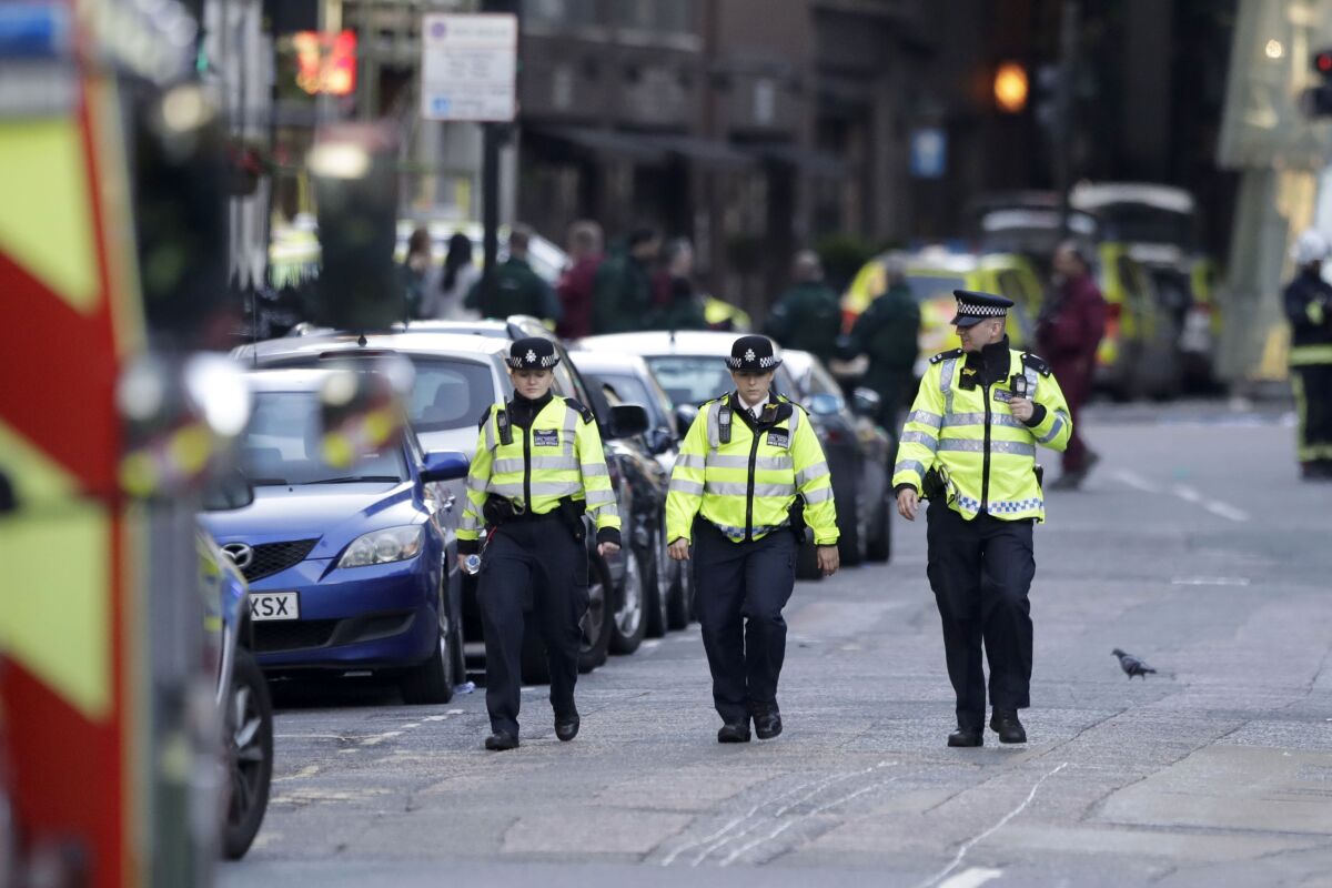 londyn, velka britania, utok, terorizmus, london bridge, policia