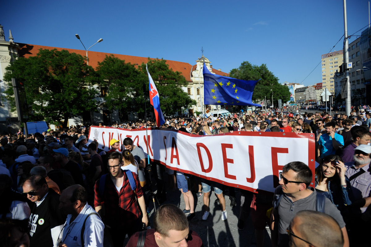 protikorupčný pochod 2, protest, demonštrácia,