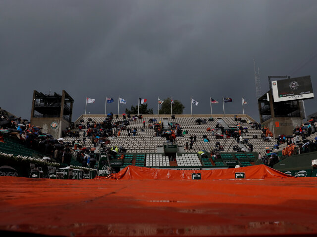 Roland Garros, dážď