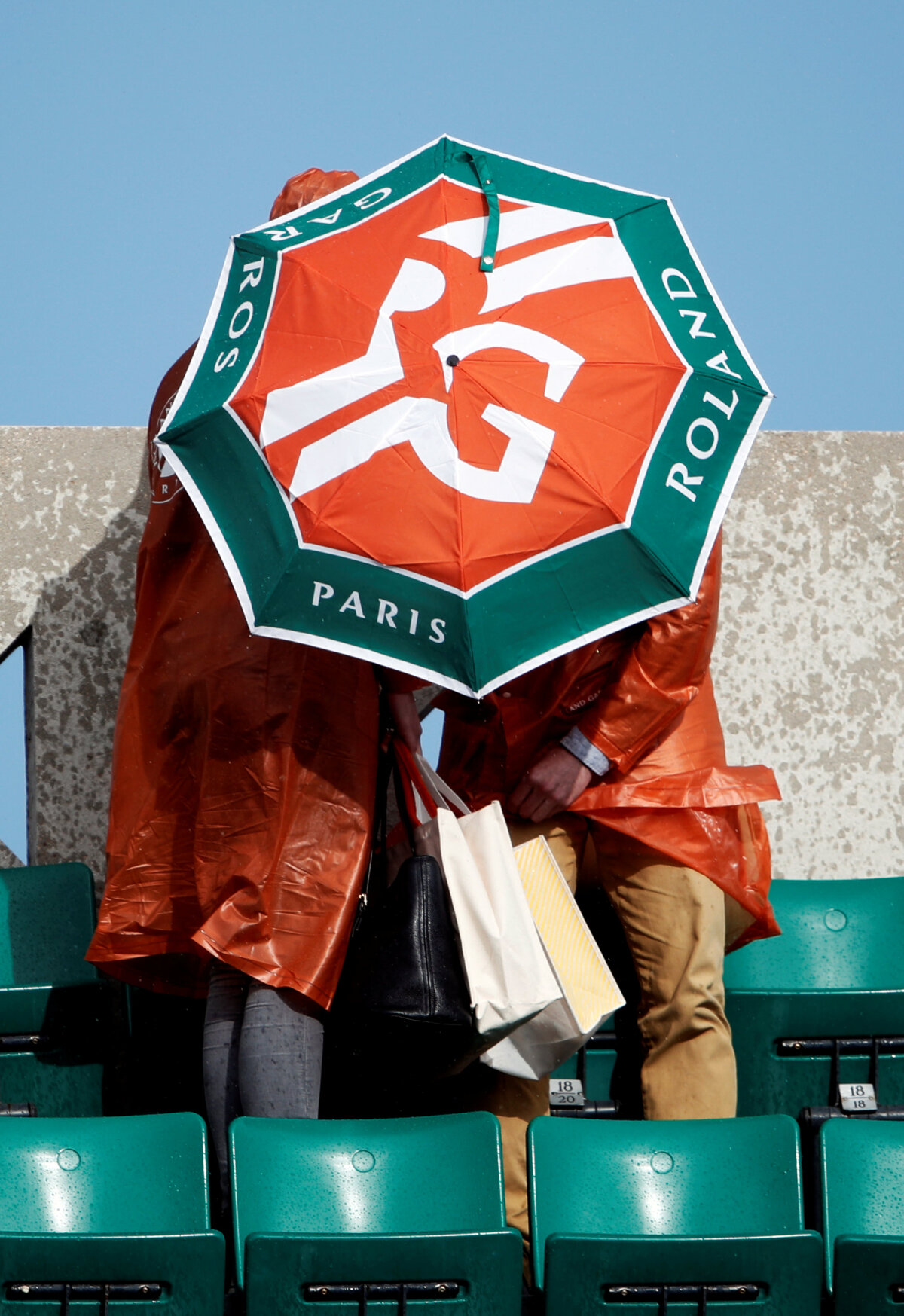Roland Garros, dážď