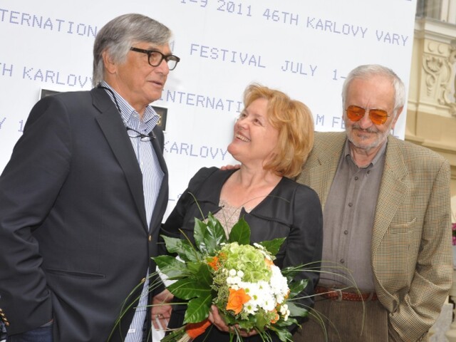 Jiří Bartoška, Magda Vášáryová a Milan Lasica