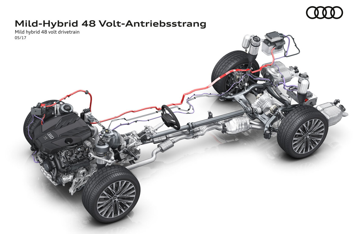 Audi A8 - mild-hybrid 48V