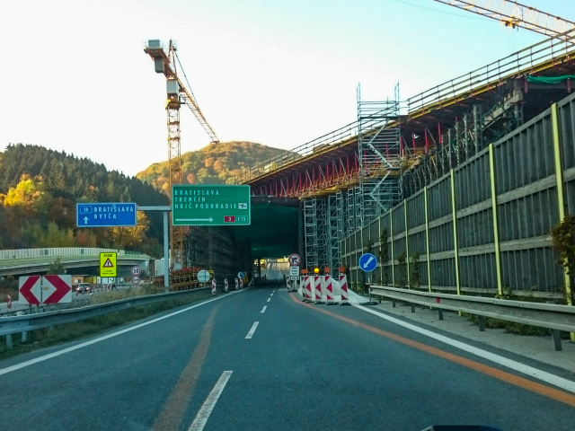 dialnica, stavba,zilina, d1