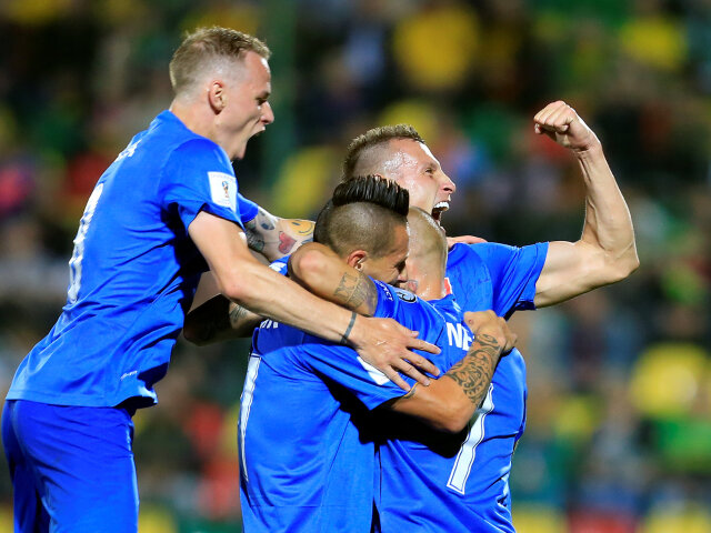 Futbalisti, radosť, gól, Slovensko
