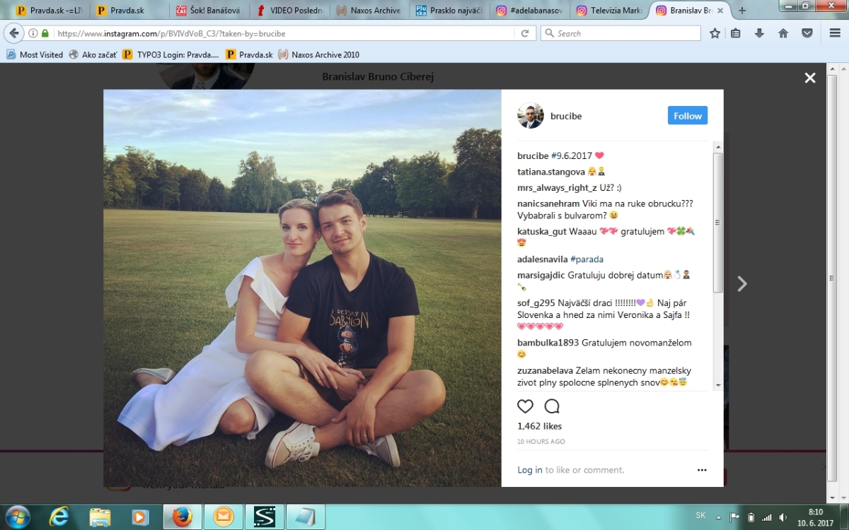 Adela Banášová a Viktor Vincze