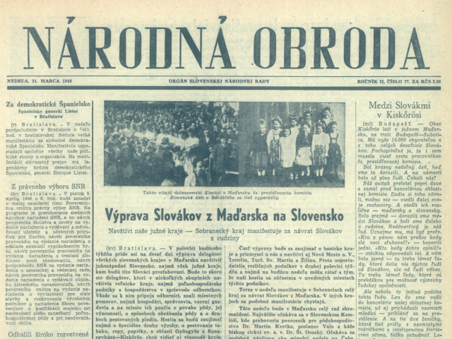 presidlovanie, národná obroda