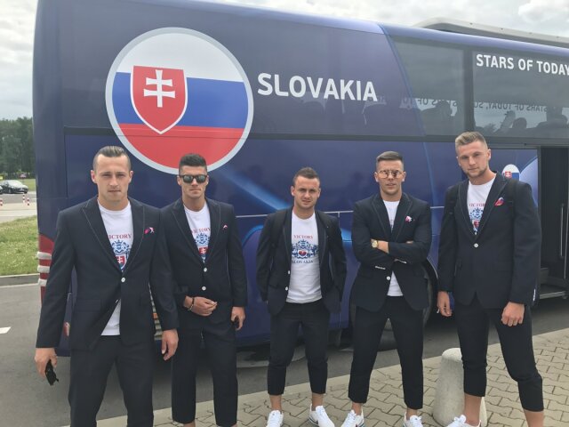 Slovensko, futbal, autobus