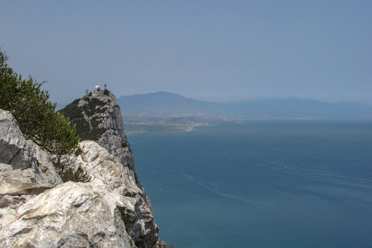 Gibraltár, more, skala