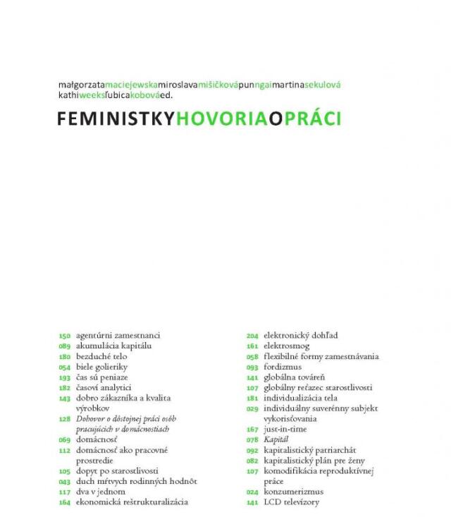 Ľubica Kobová Feministky hovoria o práci. Ako sa ženy stávajú subjektmi kapitalizmu