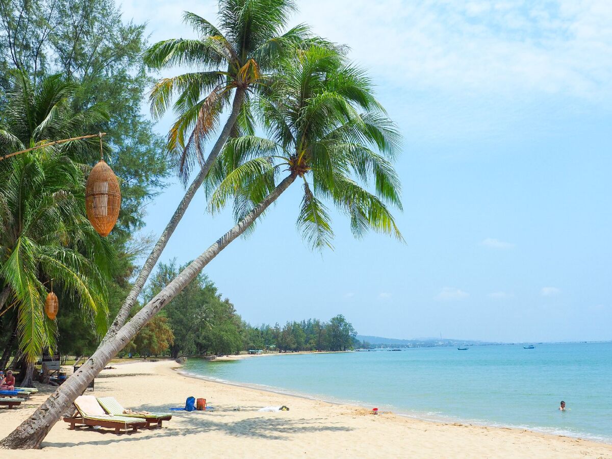 Coco beach, pláž, palma, exotika, Phu Quoc ostrov, Vietnam