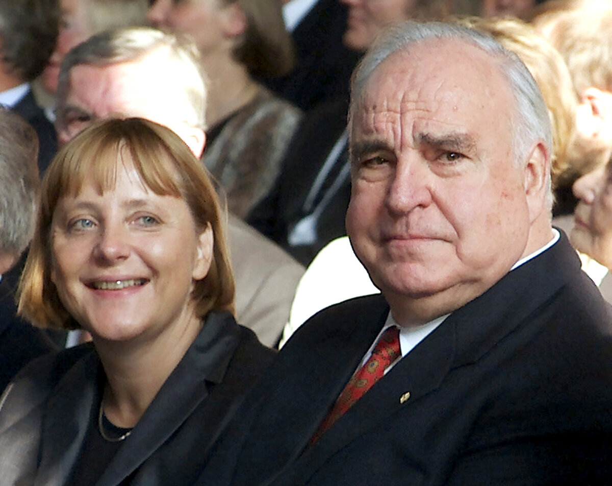 Helmut Kohl, Angela Merkelová