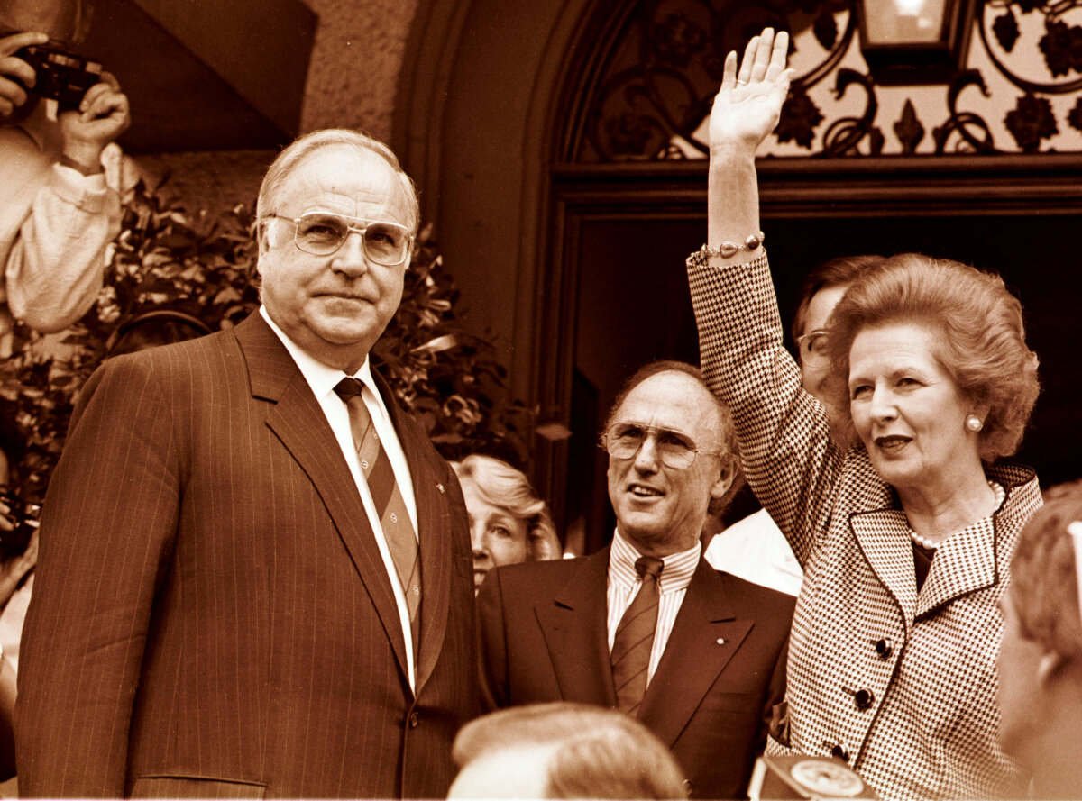 Helmut Kohl, Margaret Thatcher