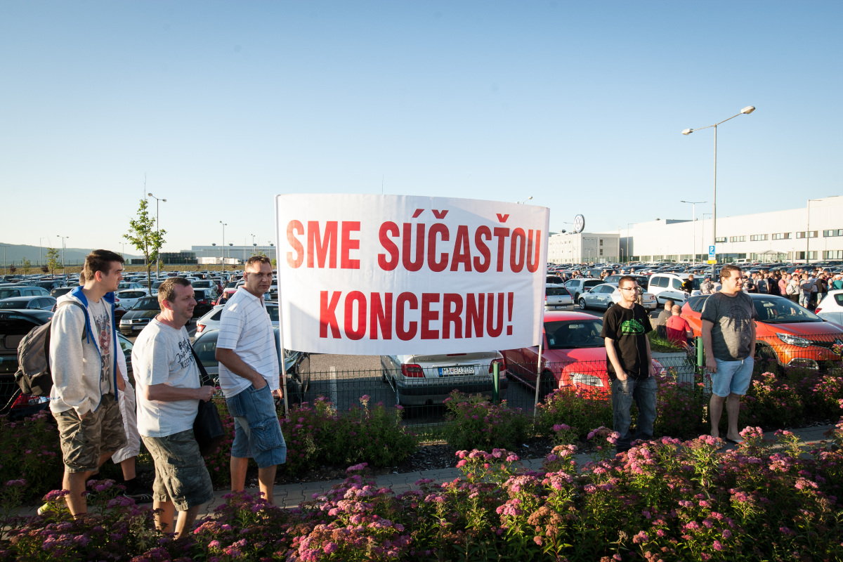 volkswagen,  protest, štrajk,