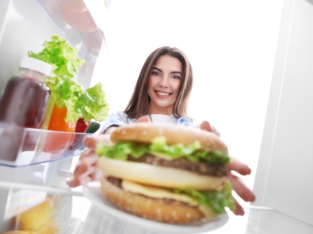 piknik, hamburger