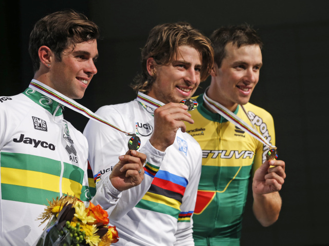 Peter Sagan, Michael Matthews, Ramunas Navardauskas