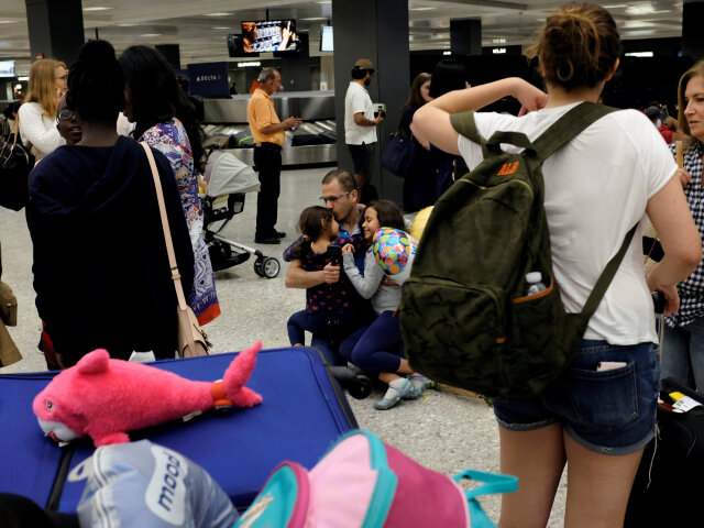 usa, letisko, imigranti