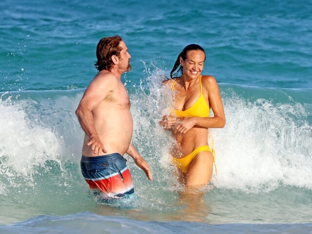 Gerard Butler a jeho milenka Morgan Brown